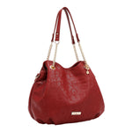 EMBOSSED ELEGANCE HANDBAG