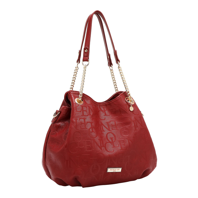 EMBOSSED ELEGANCE HANDBAG