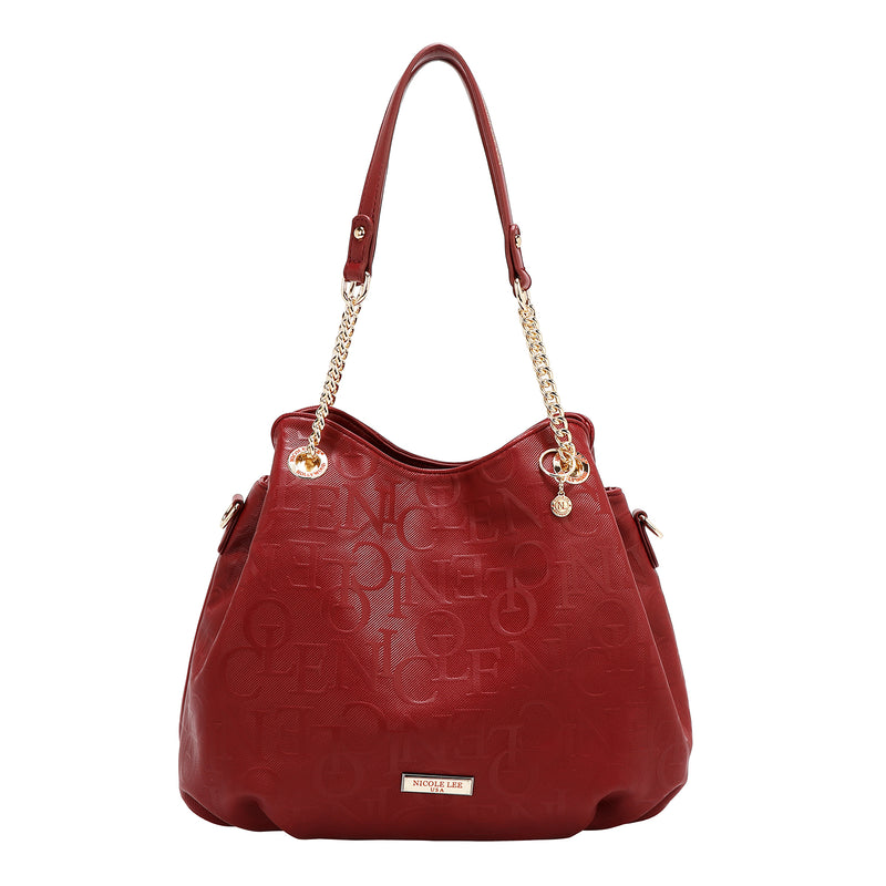 EMBOSSED ELEGANCE HANDBAG