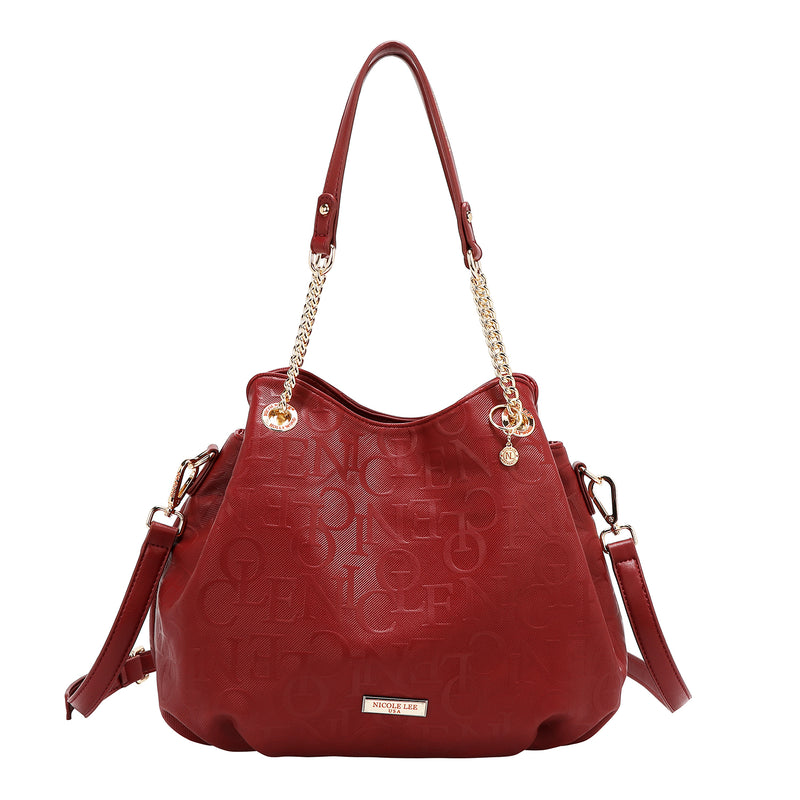 EMBOSSED ELEGANCE HANDBAG