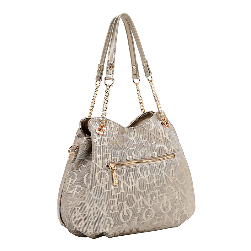 EMBOSSED ELEGANCE HANDBAG