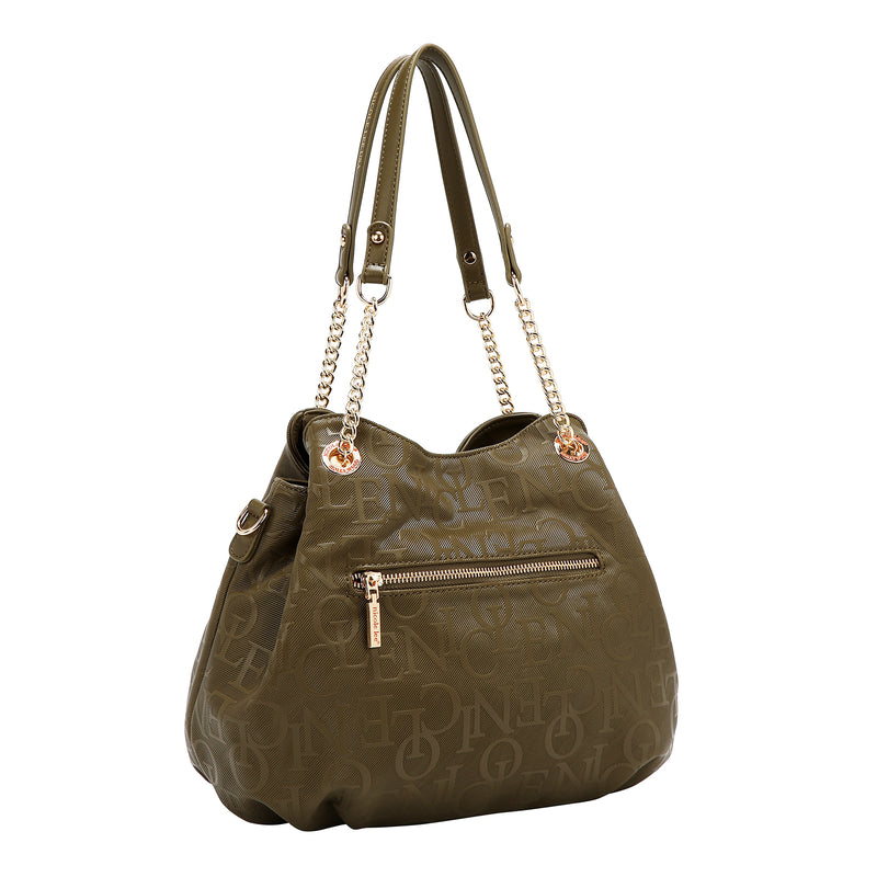 EMBOSSED ELEGANCE HANDBAG