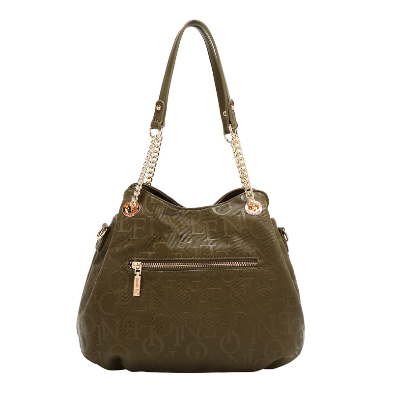 EMBOSSED ELEGANCE HANDBAG