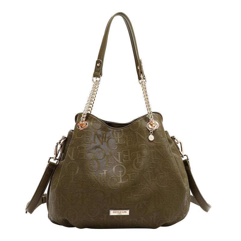 EMBOSSED ELEGANCE HANDBAG