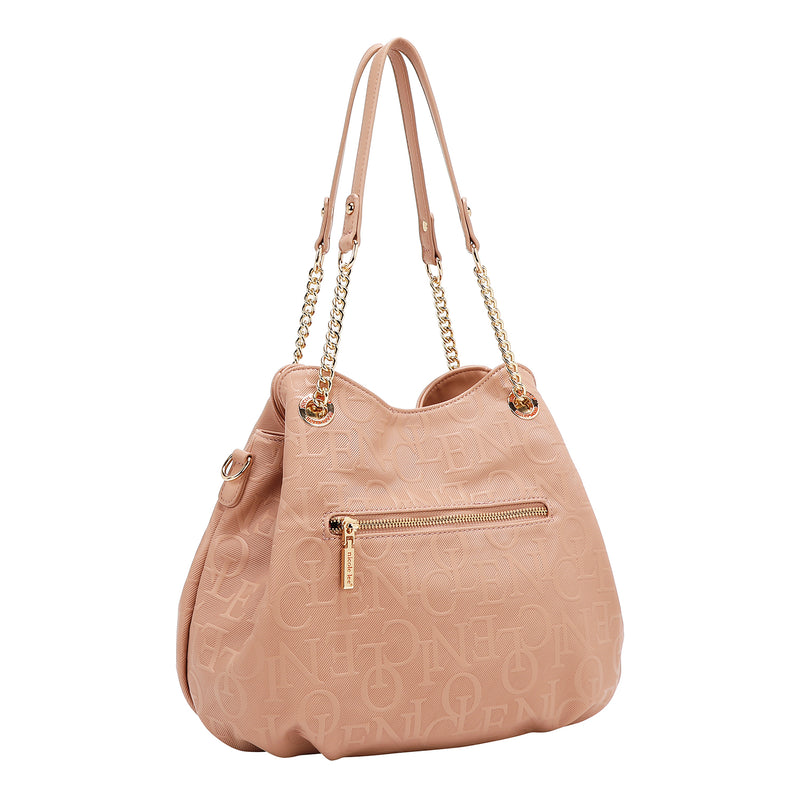 EMBOSSED ELEGANCE HANDBAG