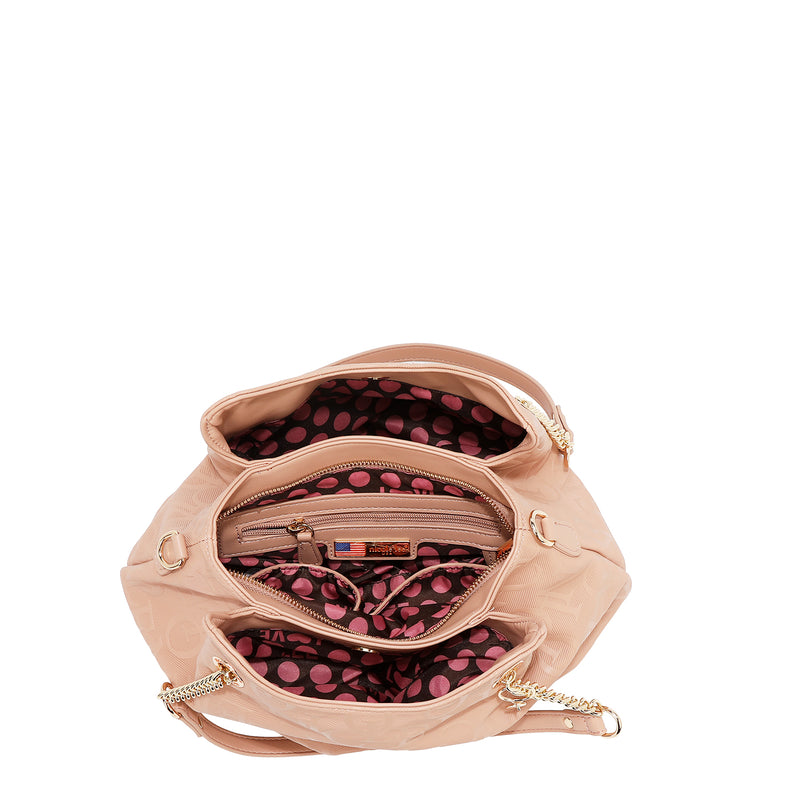 EMBOSSED ELEGANCE HANDBAG