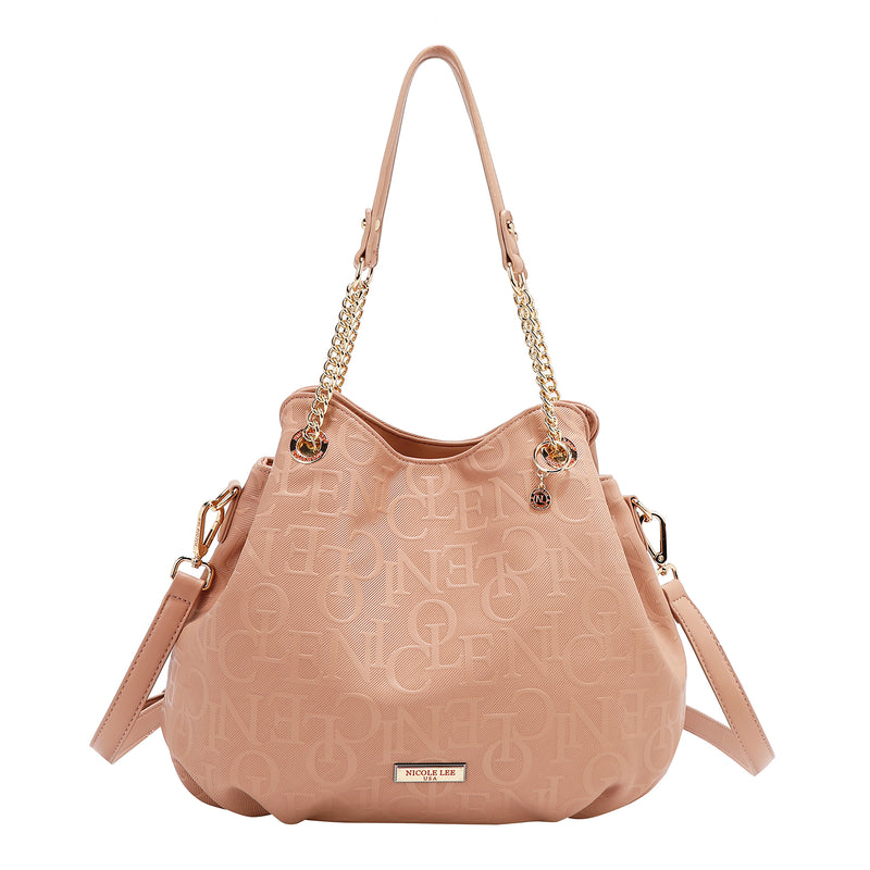 EMBOSSED ELEGANCE HANDBAG