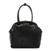 EMBOSSED ELEGANCE FRAME SHOULDER BAG