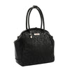 EMBOSSED ELEGANCE FRAME SHOULDER BAG