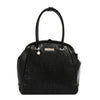 EMBOSSED ELEGANCE FRAME SHOULDER BAG