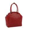 EMBOSSED ELEGANCE FRAME SHOULDER BAG