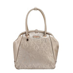 EMBOSSED ELEGANCE FRAME SHOULDER BAG