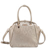 EMBOSSED ELEGANCE FRAME SHOULDER BAG