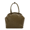 EMBOSSED ELEGANCE FRAME SHOULDER BAG