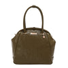EMBOSSED ELEGANCE FRAME SHOULDER BAG