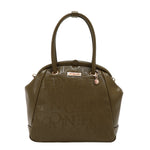 EMBOSSED ELEGANCE FRAME SHOULDER BAG