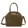 EMBOSSED ELEGANCE FRAME SHOULDER BAG