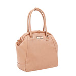 EMBOSSED ELEGANCE FRAME SHOULDER BAG