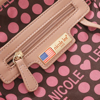 EMBOSSED ELEGANCE FRAME SHOULDER BAG