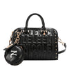 EMBOSSED LOGO BOSTON BAG