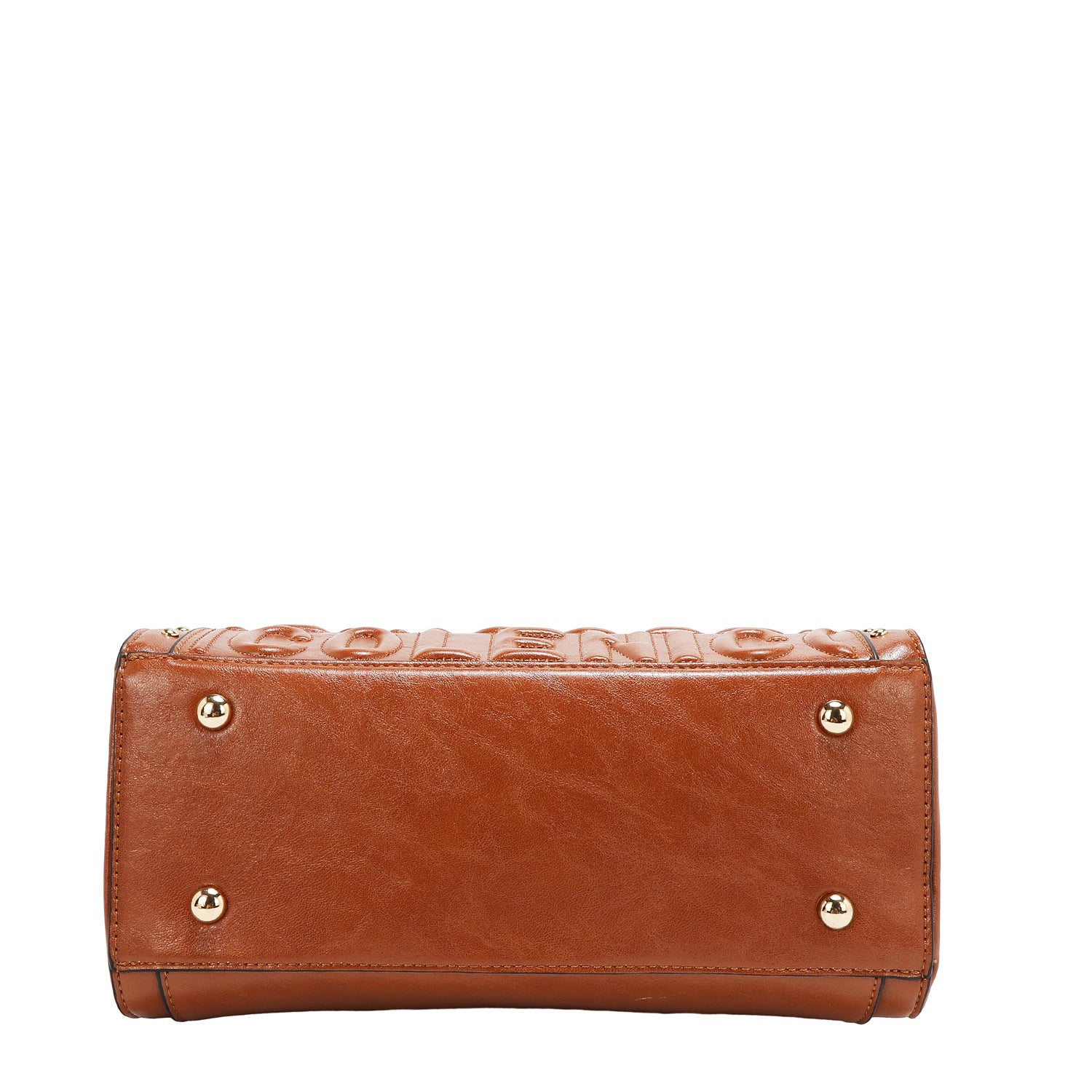 EMBOSSED LOGO BOSTON BAG