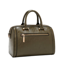 EMBOSSED LOGO BOSTON BAG
