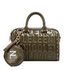 EMBOSSED LOGO BOSTON BAG