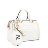 EMBOSSED LOGO BOSTON BAG