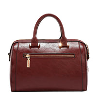 EMBOSSED LOGO BOSTON BAG