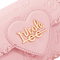 EMBOSSED NL CURVE SMALL SHOULDER BAG