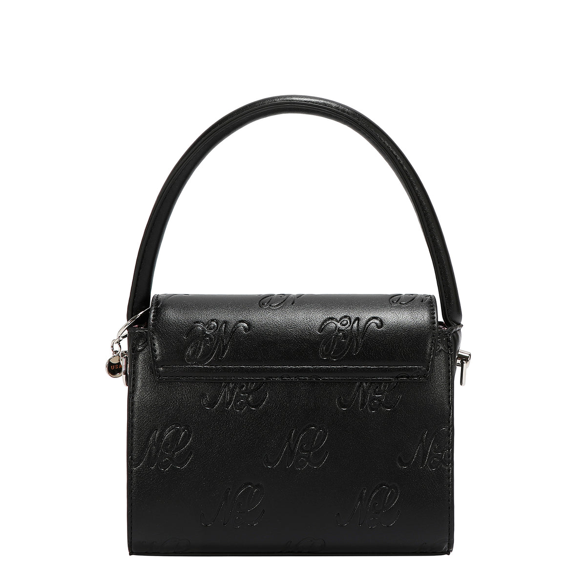 EMBOSSED NL CURVE SMALL TOP HANDLE BAG