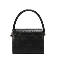 EMBOSSED NL CURVE SMALL TOP HANDLE BAG