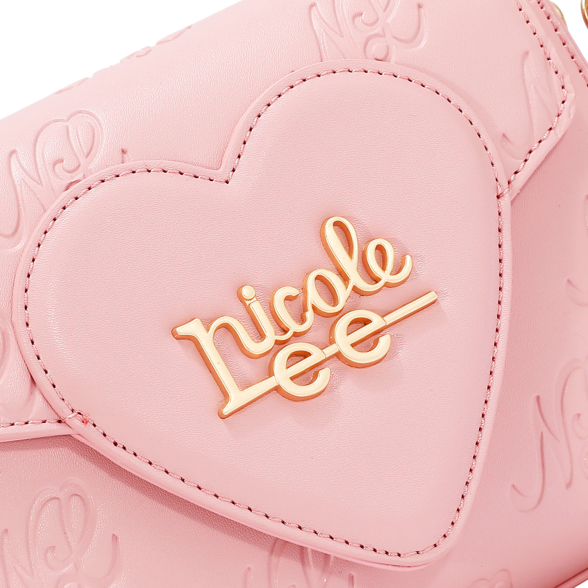 EMBOSSED NL CURVE SMALL TOP HANDLE BAG