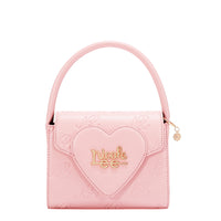 EMBOSSED NL CURVE SMALL TOP HANDLE BAG