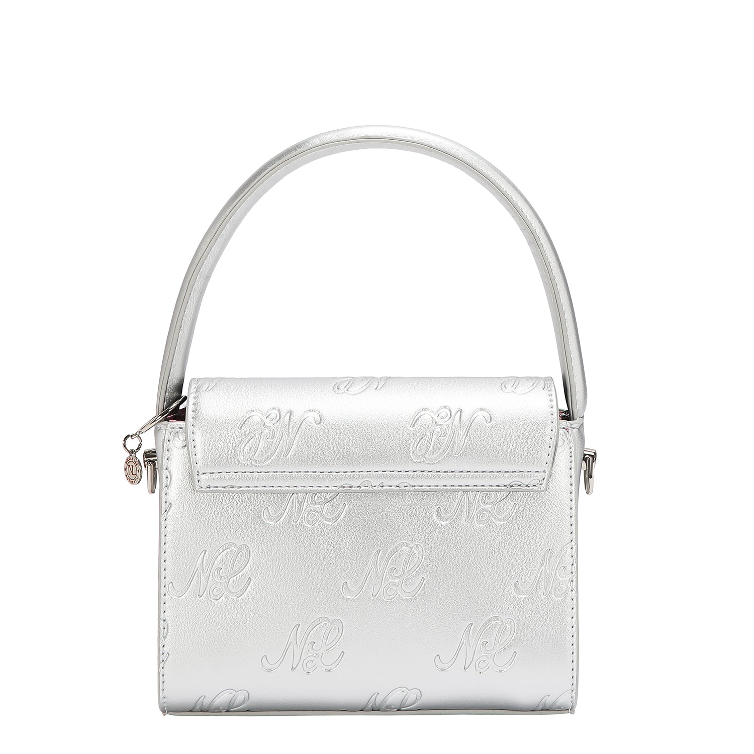 EMBOSSED NL CURVE SMALL TOP HANDLE BAG