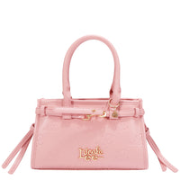 EMBOSSED NL CURVE SMALL TOTE BAG