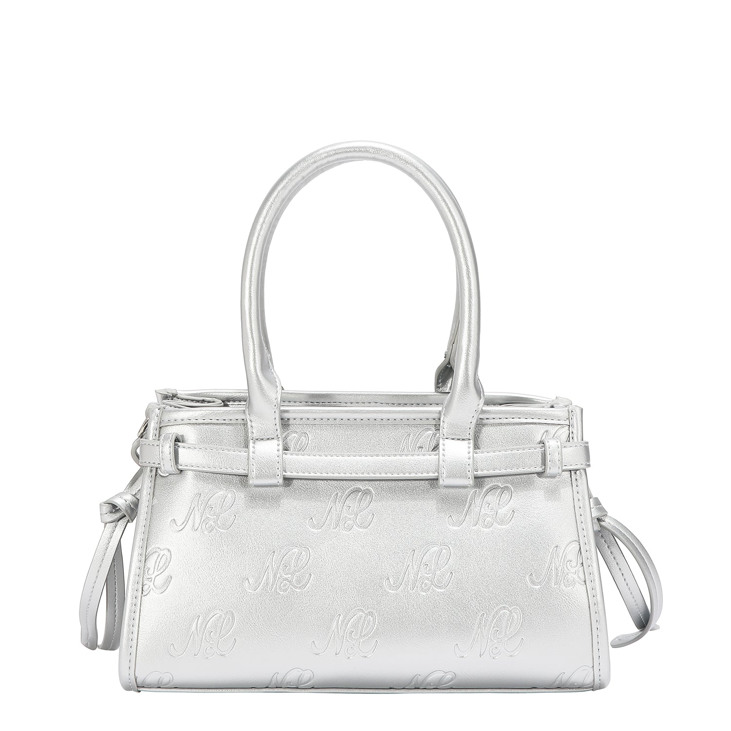 EMBOSSED NL CURVE SMALL TOTE BAG