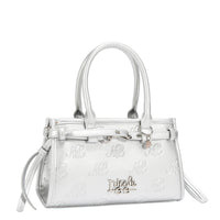 EMBOSSED NL CURVE SMALL TOTE BAG