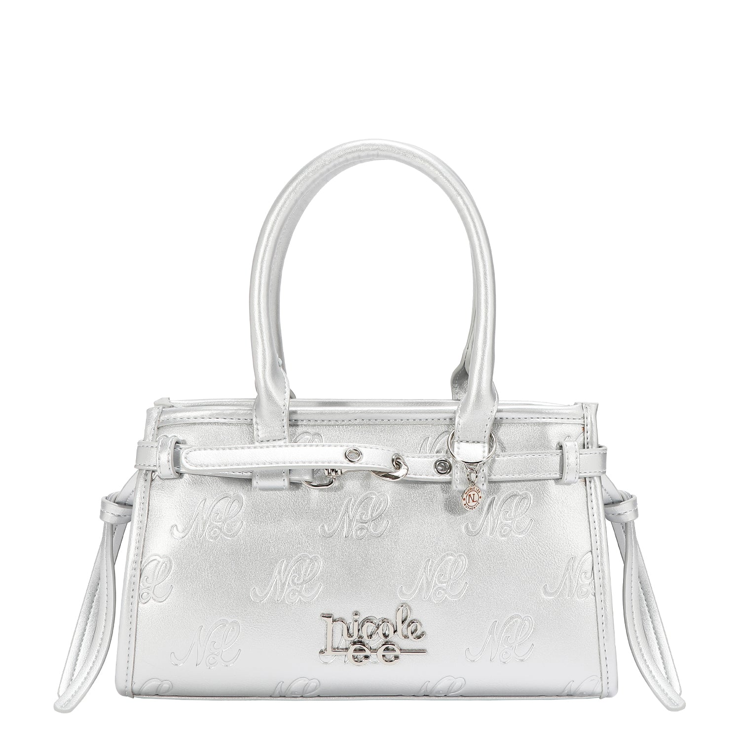 EMBOSSED NL CURVE SMALL TOTE BAG