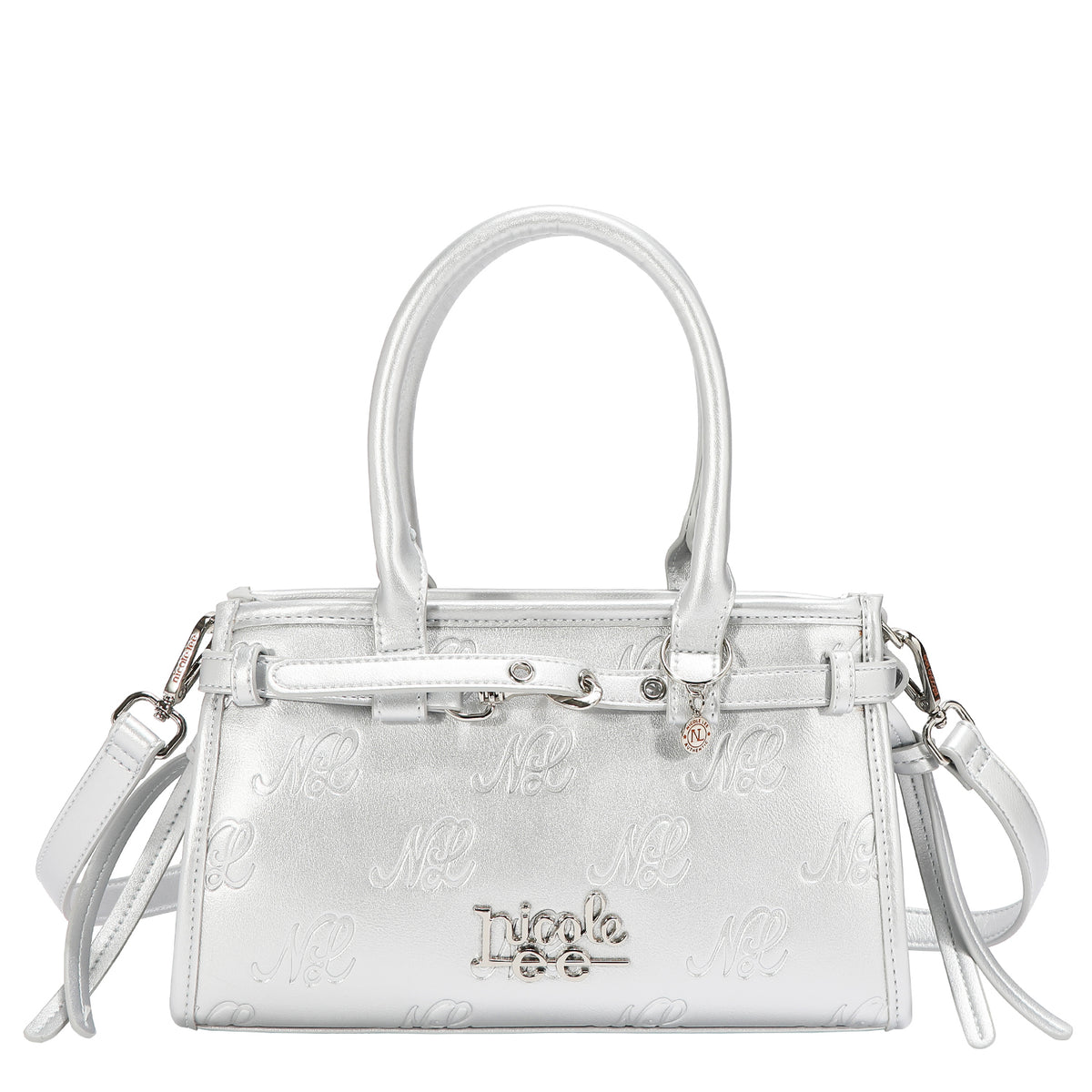 EMBOSSED NL CURVE SMALL TOTE BAG