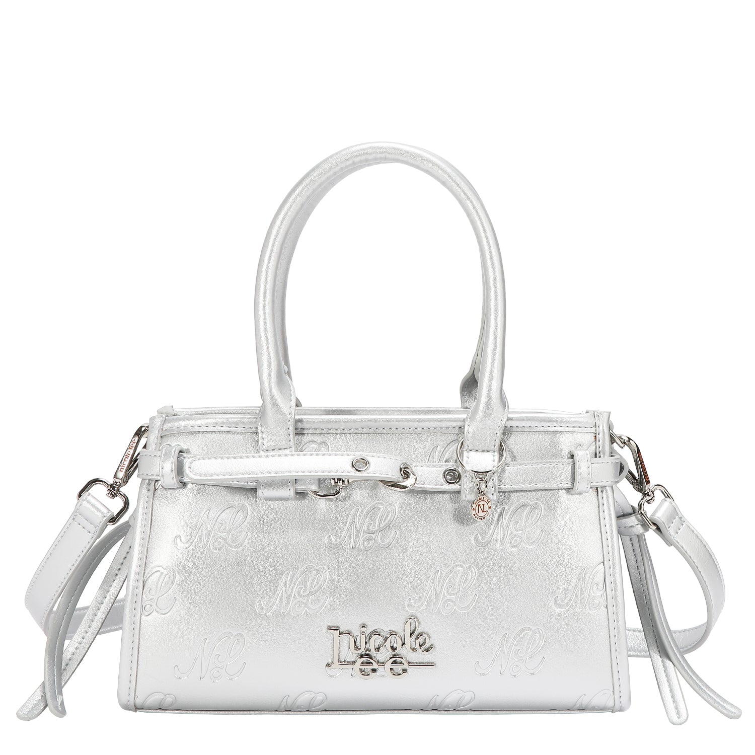 EMBOSSED NL CURVE SMALL TOTE BAG