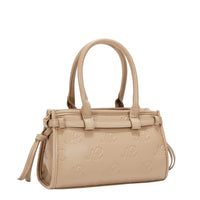 EMBOSSED NL CURVE SMALL TOTE BAG
