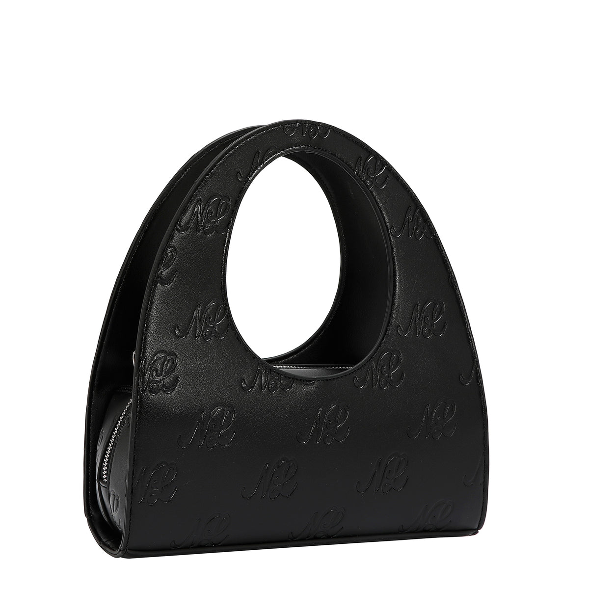 EMBOSSED NL CURVE  HANDBAG