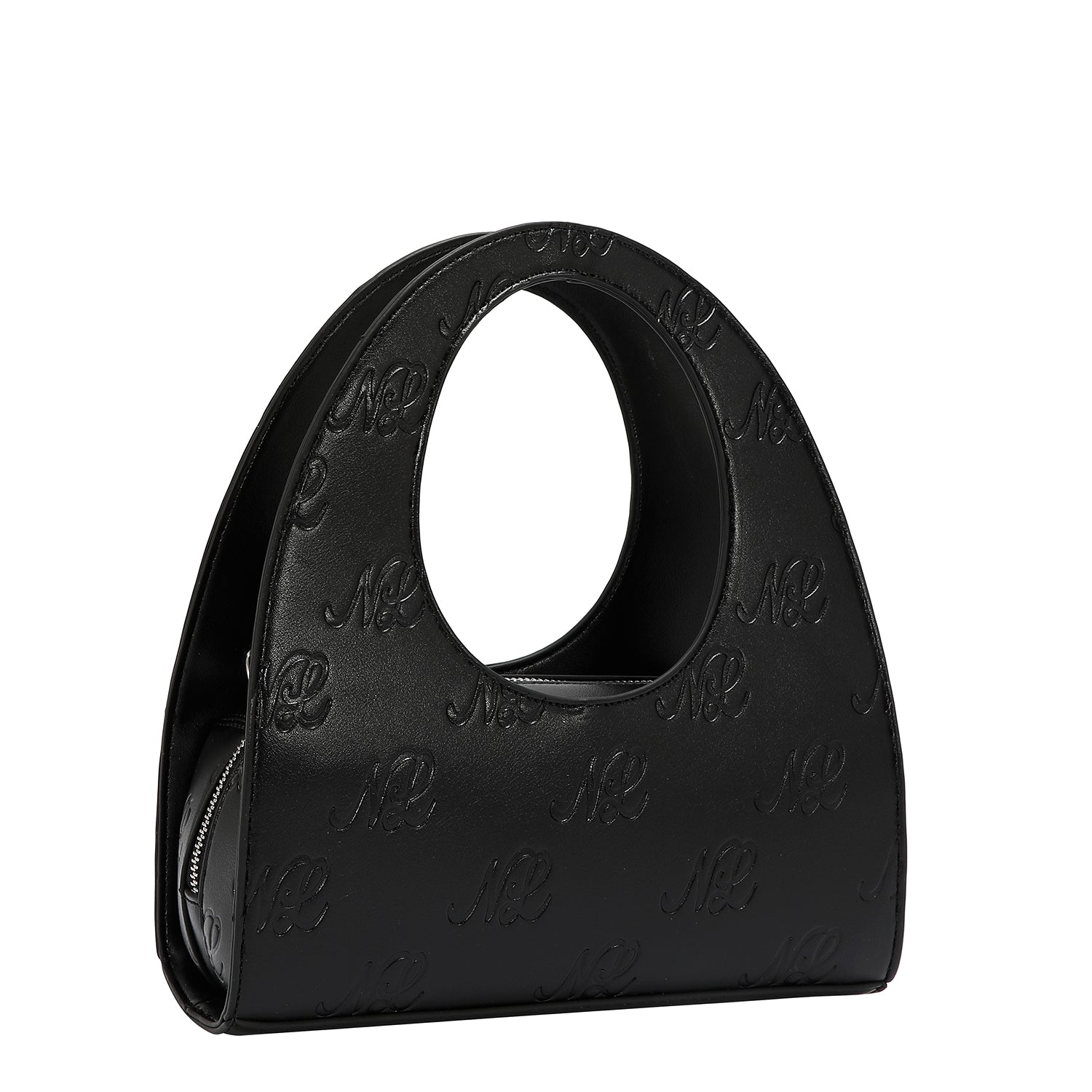EMBOSSED NL CURVE  HANDBAG