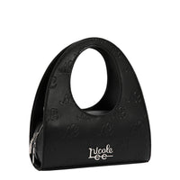 EMBOSSED NL CURVE  HANDBAG