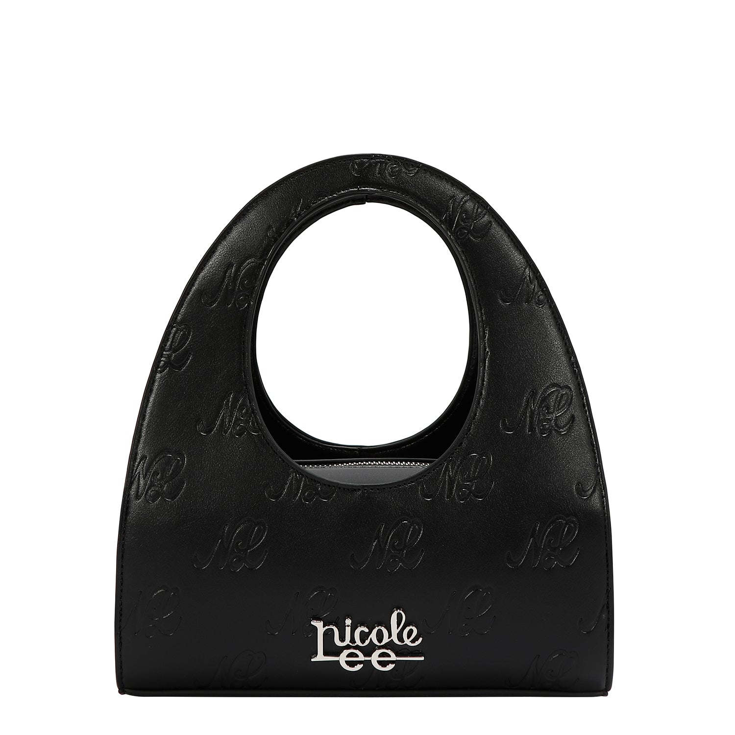 EMBOSSED NL CURVE  HANDBAG