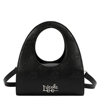 EMBOSSED NL CURVE  HANDBAG