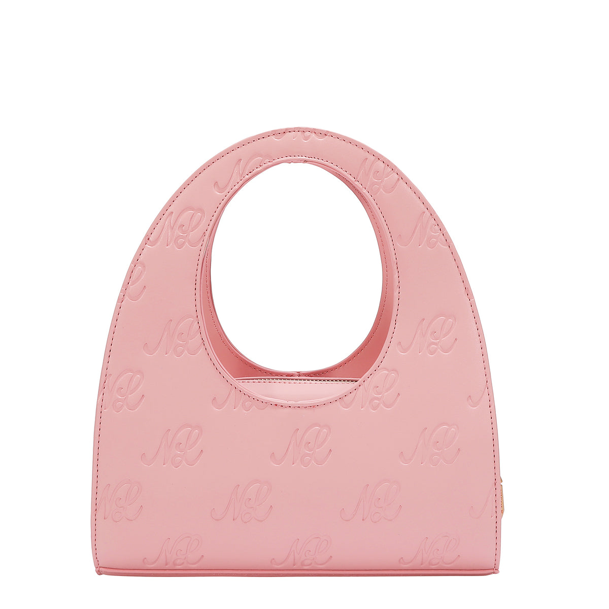 EMBOSSED NL CURVE  HANDBAG