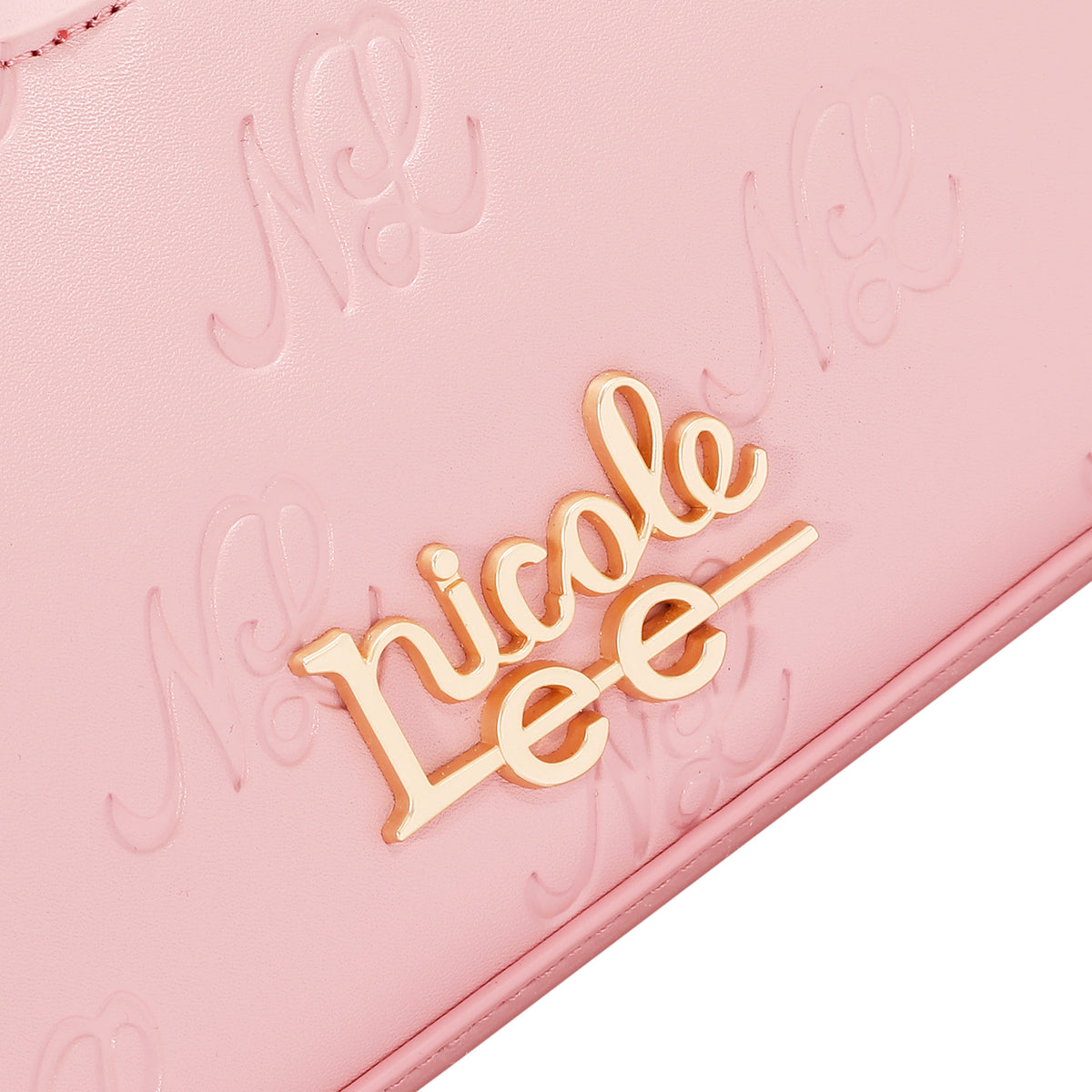 EMBOSSED NL CURVE  HANDBAG