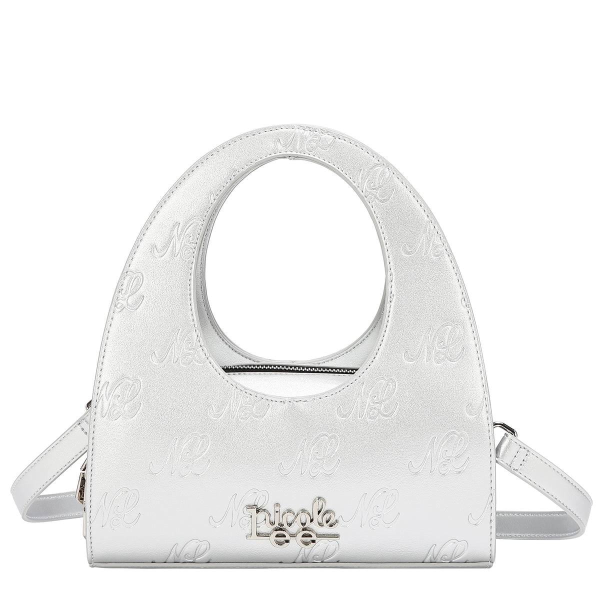 EMBOSSED NL CURVE  HANDBAG
